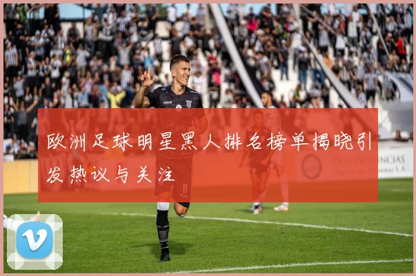欧洲足球明星黑人排名榜单揭晓引发热议与关注